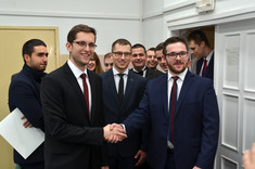 Studenci Politechniki Rzeszowskiej nagrodzeni i wyróżnieni w konkursie „Student-Wynalazca”.